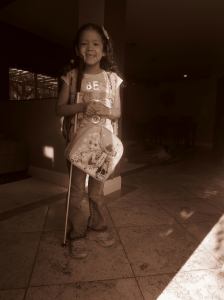 First day of school photo